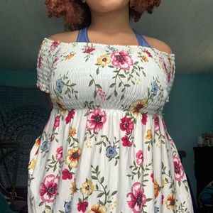 floral off the shoulder top